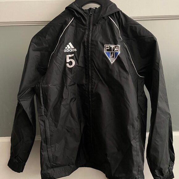Adidas PTA kid black jacket NEW - Picture 1 of 3